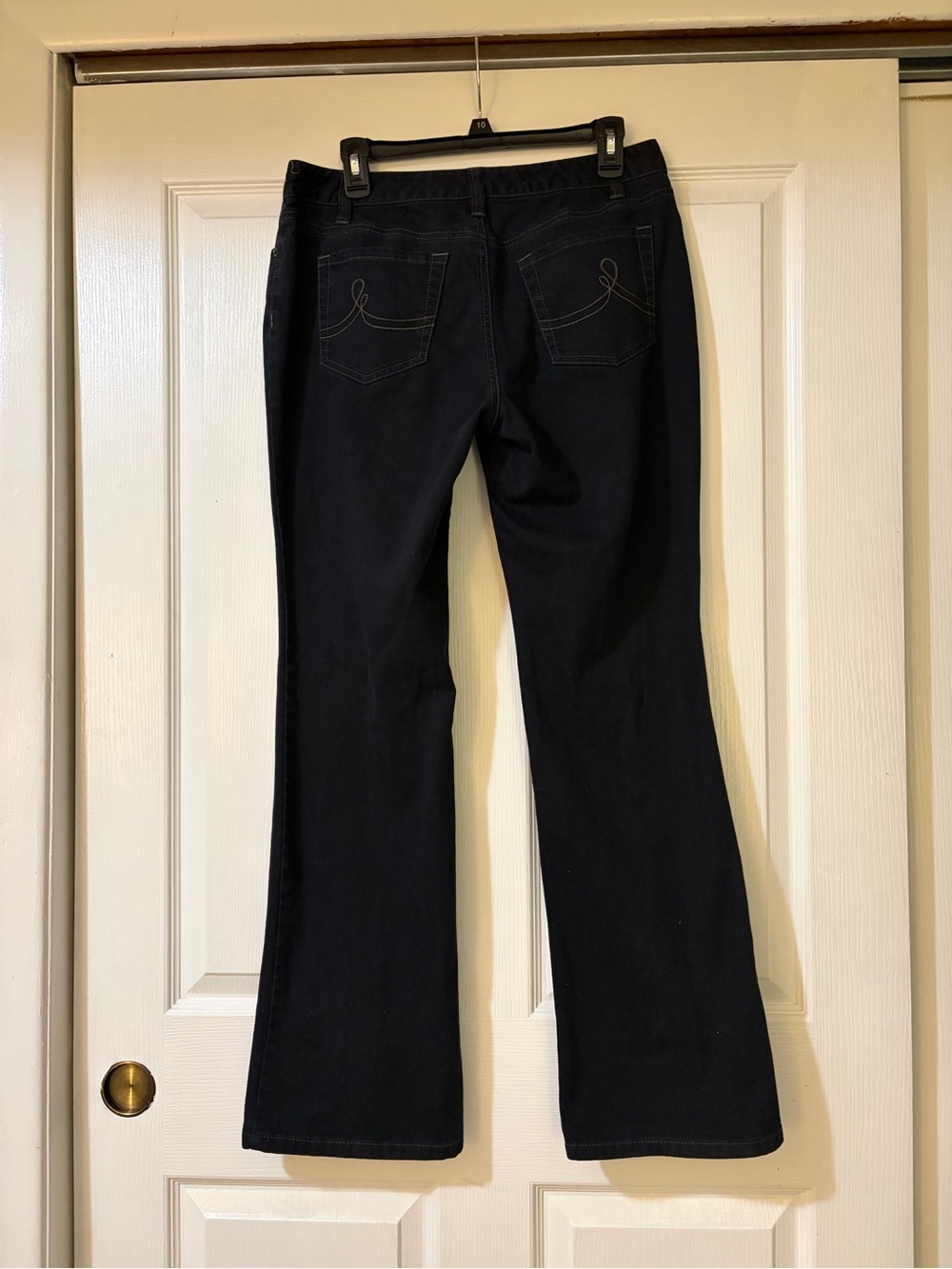 LOFT Black Jeans Curvy Bootcut